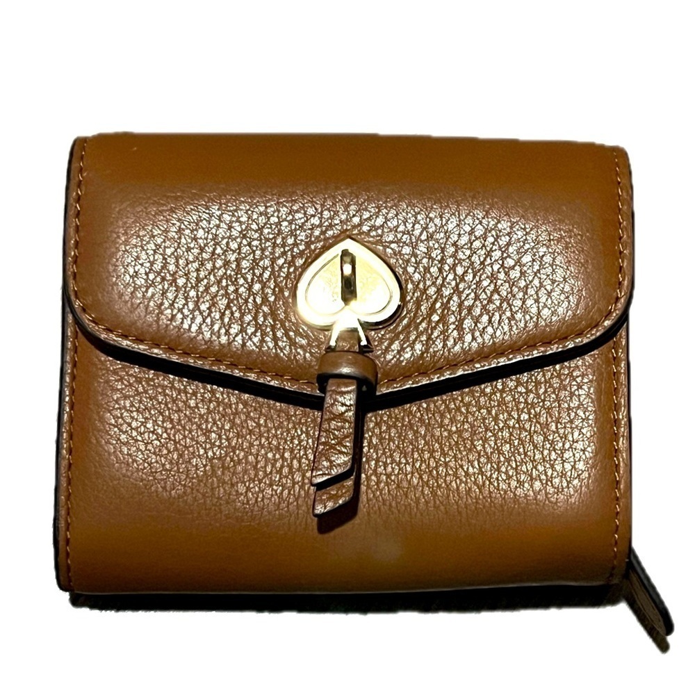 Kate Spade Marti Small Flap Wallet Leather Warm Ginger K6026